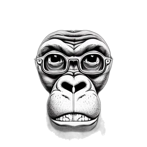 mask, face, animal, creature, cartoon, photorealistic, concept art, pencil sketch transparent PNG cut-out