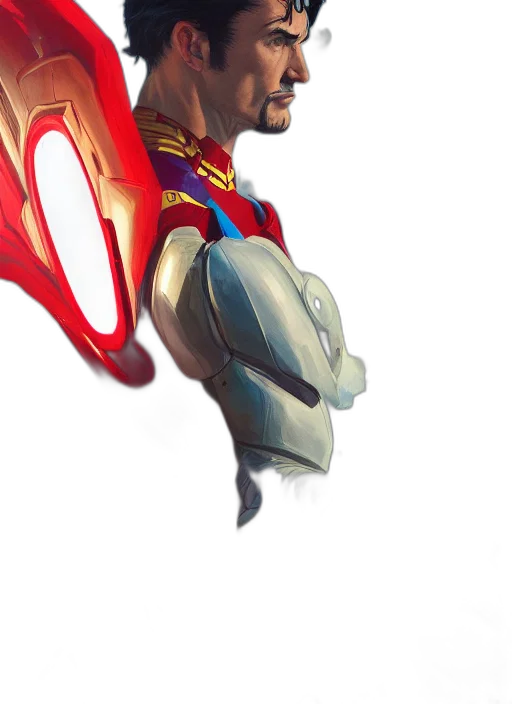 mask, face, weapon, crown, concept art, comic book art, 3d render, fantasy art transparent PNG cut-out