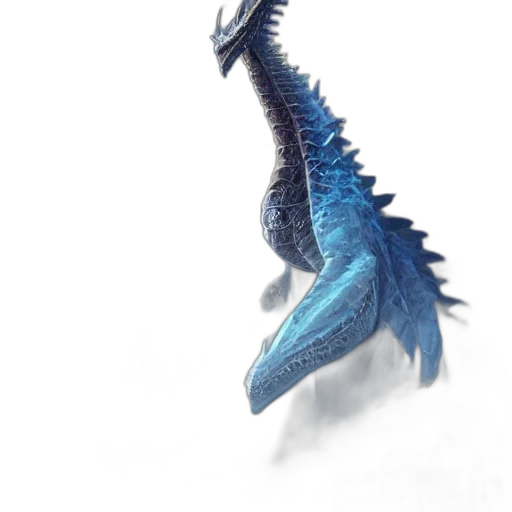 dragon, animal, creature, staff, 3d render, concept art, fantasy art, photorealistic transparent PNG cut-out