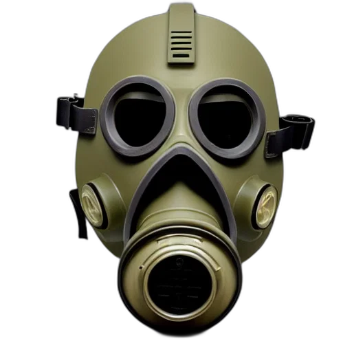 mask, face, weapon, jacket, concept art, 3d render, photorealistic, dual transparent PNG cut-out