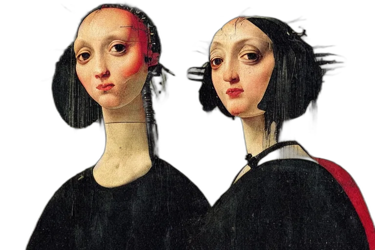 face, mask, dress, photorealistic transparent PNG cut-out