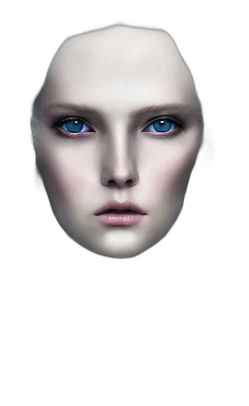 face, mask, jewelry, robot, photorealistic, 3d render, concept art, fantasy art transparent PNG cut-out