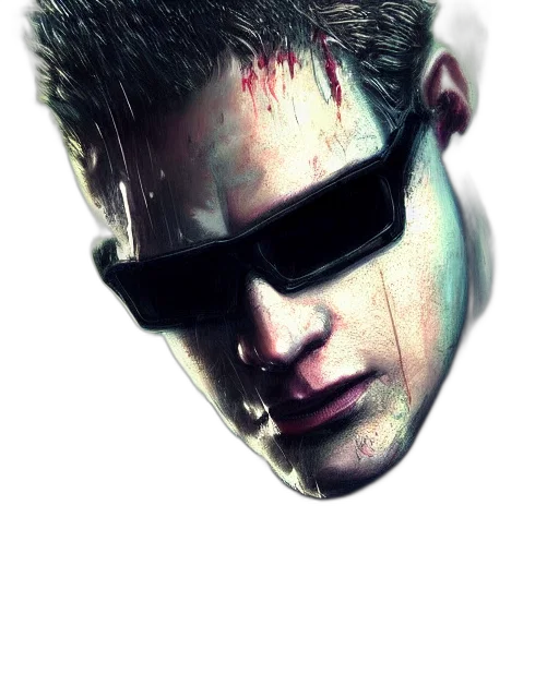 mask, face, cyberpunk, comic book art, concept art, photorealistic, battle, hardened transparent PNG cut-out