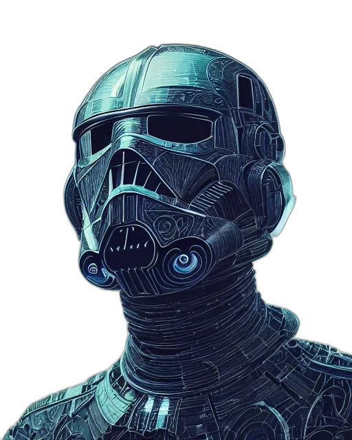 mask, robot, face, concept art transparent PNG cut-out
