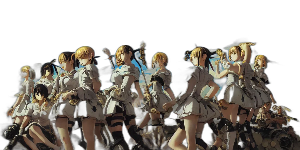 staff, weapon, concept art, 3d render transparent PNG cut-out