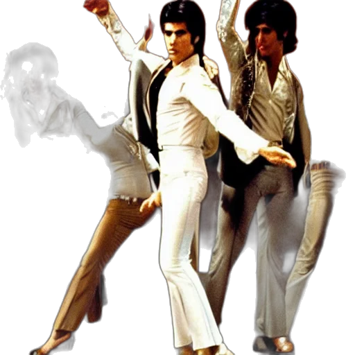 concept art, photorealistic, film, still, saturday, night, fever transparent PNG cut-out