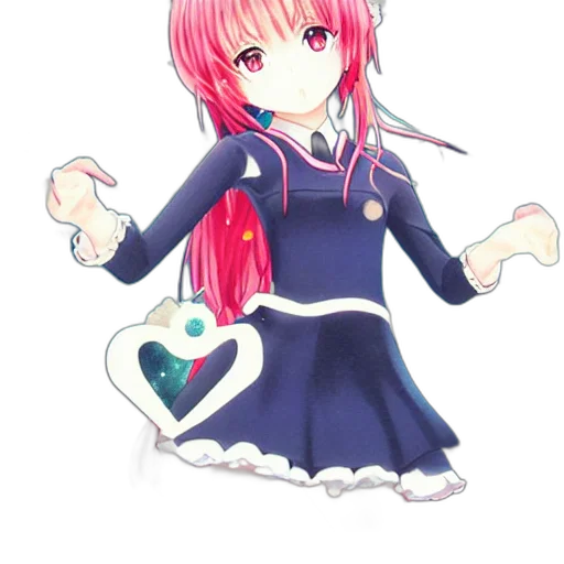 dress, staff, creature, robot transparent PNG cut-out