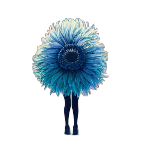 flower, dress, crown, hair transparent PNG cut-out