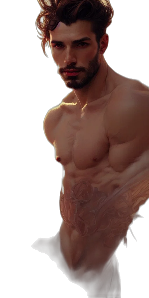 creature, face, hair, animal, photorealistic, 3d render, concept art, oil painting transparent PNG cut-out