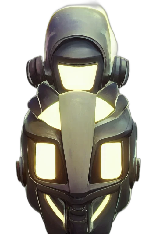 robot, mask, weapon, face transparent PNG cut-out