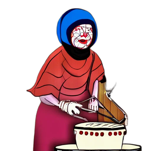 mask, food, face, staff, concept art, photorealistic, cartoon, comic book art transparent PNG cut-out
