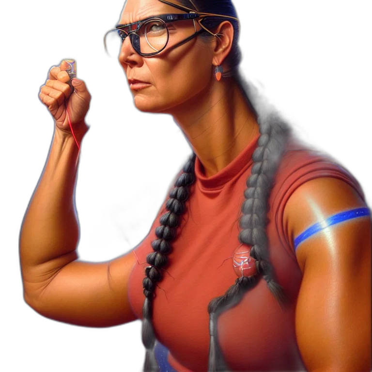 staff, weapon, jewelry, face, concept art, pixel art, 3d render, fantasy art transparent PNG cut-out