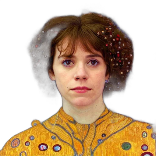 face, crown, dress, staff transparent PNG cut-out