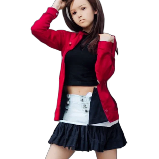 jacket, staff, photorealistic, anime transparent PNG cut-out