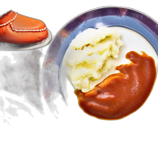 food, hair, crown, hat, photorealistic, 3d render, concept art, tiny transparent PNG cut-out