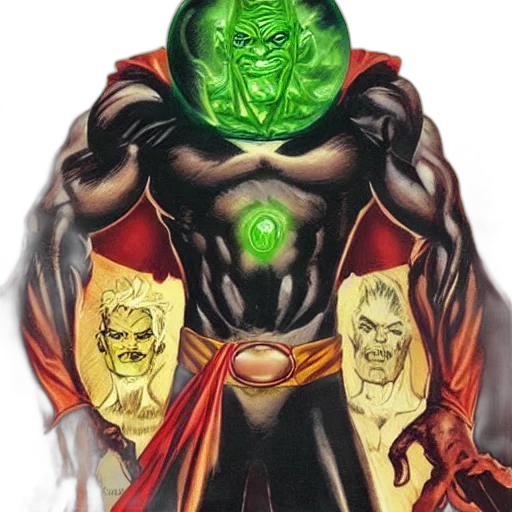 mask, staff, comic book art, concept art transparent PNG cut-out