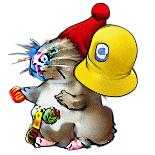 hat, staff, concept art, pixel art transparent PNG cut-out