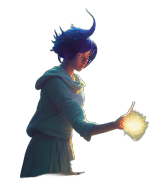 staff, weapon, dragon, mask transparent PNG cut-out