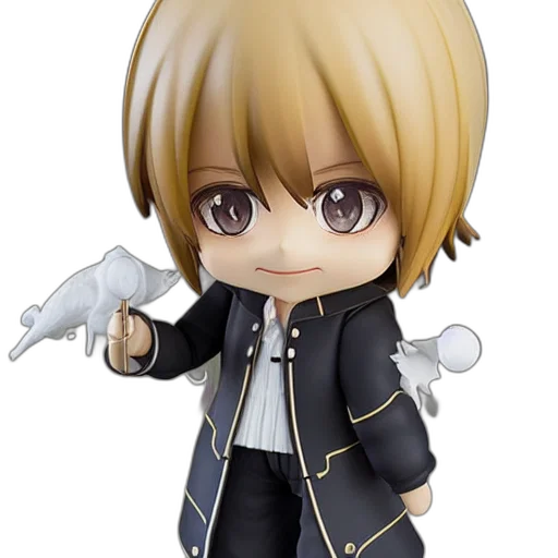 staff, lasse, kroner, nendoroid, figurine, detailed, product, photo transparent PNG cut-out
