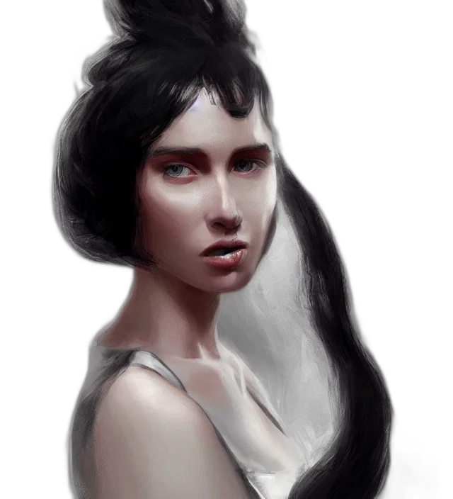 face, hair, mask, crown transparent PNG cut-out