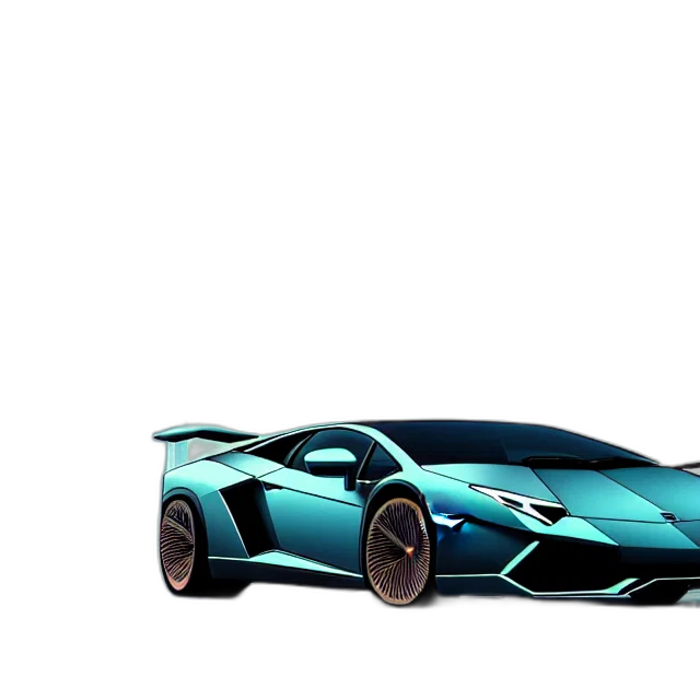 car, 3d render, concept art, photorealistic transparent PNG cut-out