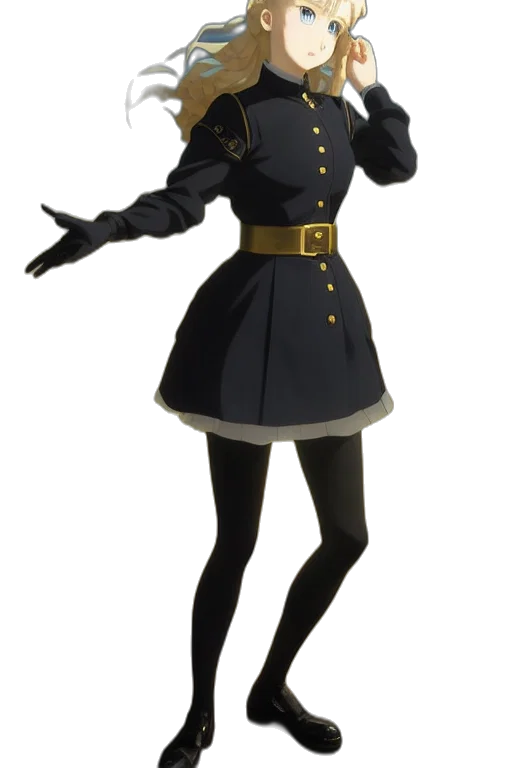 staff, dress, jacket, weapon transparent PNG cut-out