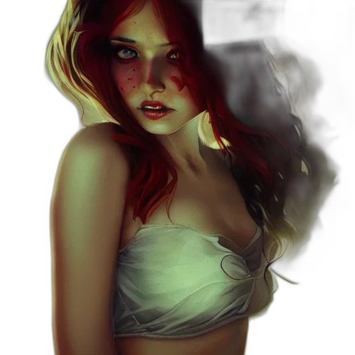 mask, dress, face, fantasy art, photorealistic, concept art, comic book art, fire transparent PNG cut-out