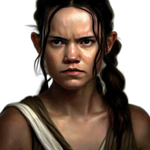face, staff, photorealistic, fantasy art transparent PNG cut-out