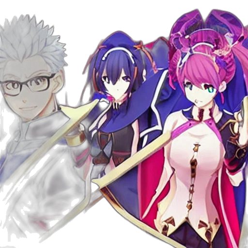 staff, concept art, anime, fate, grand, order transparent PNG cut-out