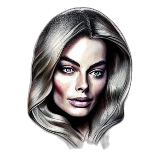hair, face, mask, jewelry transparent PNG cut-out