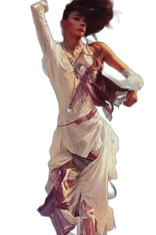 dress, staff, sword, weapon transparent PNG cut-out