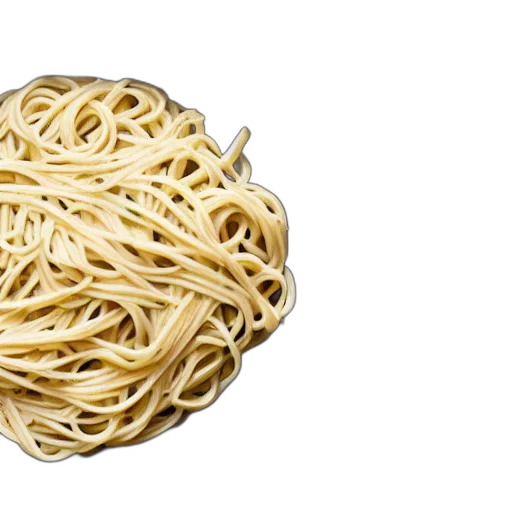 food, animal, hat, crown, 3d render, photorealistic, golden, pasta transparent PNG cut-out