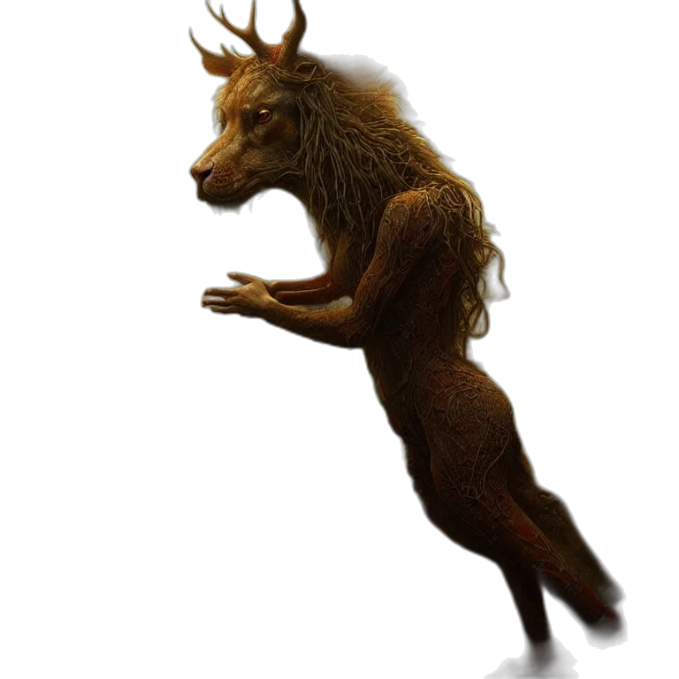 animal, creature, dragon, staff, concept art, 3d render, fantasy art, photorealistic transparent PNG cut-out