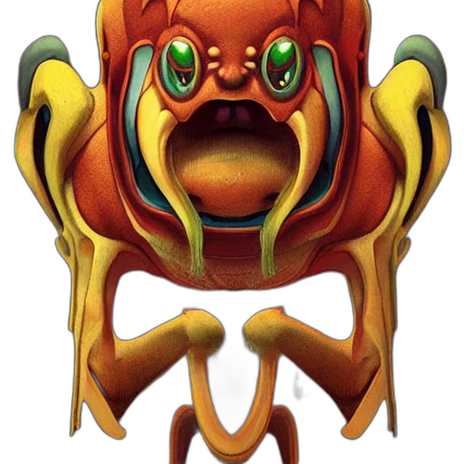 mask, creature, crown, face transparent PNG cut-out