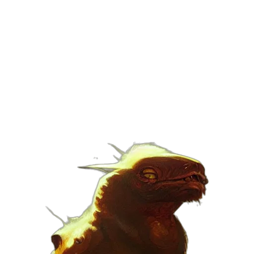 dragon, creature, animal, staff transparent PNG cut-out
