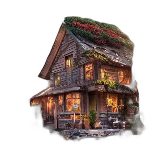 building, furniture, 3d render, concept art transparent PNG cut-out