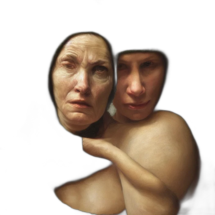 face, mask, creature, hat transparent PNG cut-out