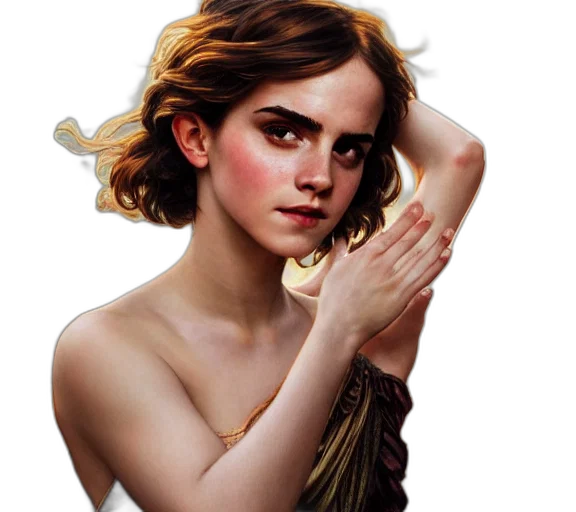 jewelry, crown, dress, face, fantasy art, photorealistic, concept art, oil painting transparent PNG cut-out