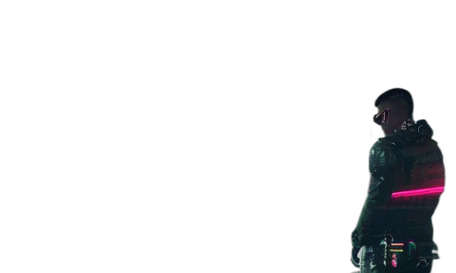 jacket, robot, staff, mask transparent PNG cut-out
