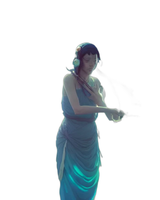 dress, staff, sword, weapon, concept art, fantasy art, 3d render, pixel art transparent PNG cut-out
