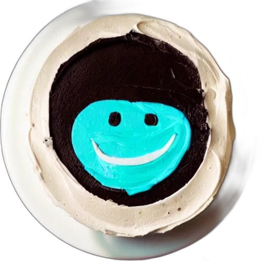 food, face, hat, 3d render transparent PNG cut-out