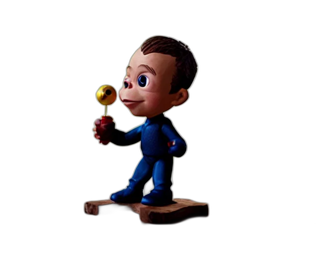 staff, robot, 3d render, concept art, cartoon, pixel art, warwick, davis transparent PNG cut-out