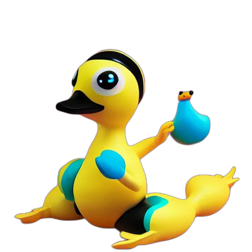 animal, creature, staff, 3d render, concept art, pixel art, photorealistic, underwater transparent PNG cut-out