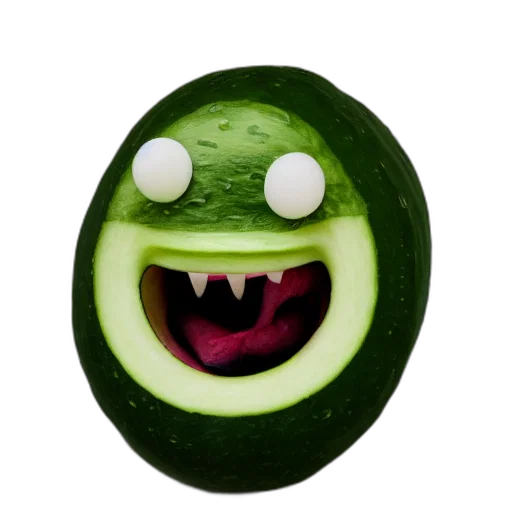 food, face, mask, creature, photorealistic, 3d render, concept art, portrait transparent PNG cut-out