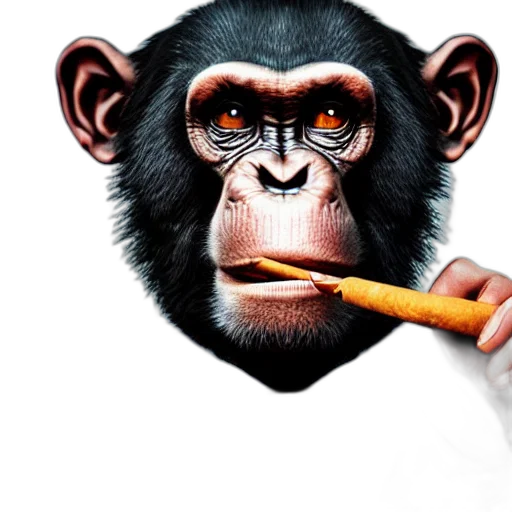 animal, staff, face, photorealistic transparent PNG cut-out