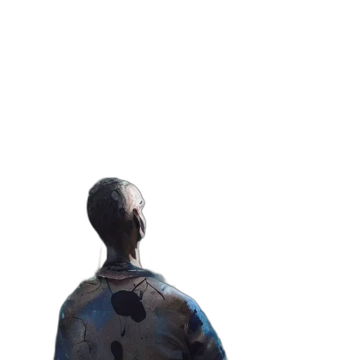 jacket, face, dress, staff transparent PNG cut-out