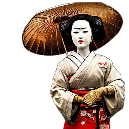 umbrella, mask, staff, hat transparent PNG cut-out