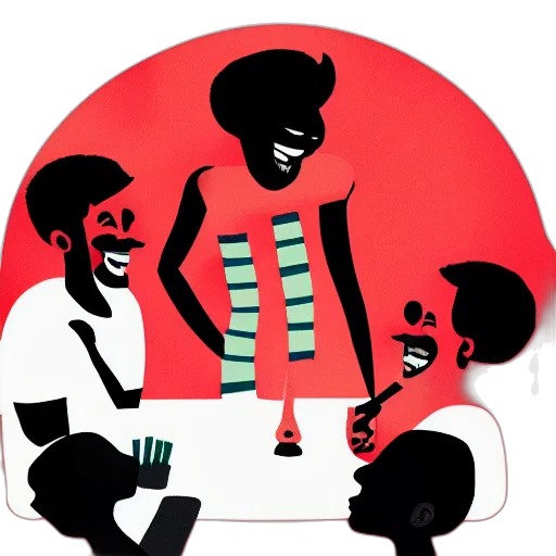 concept art, bill, bong, group, friends, enjoying, themselves, laughing transparent PNG cut-out