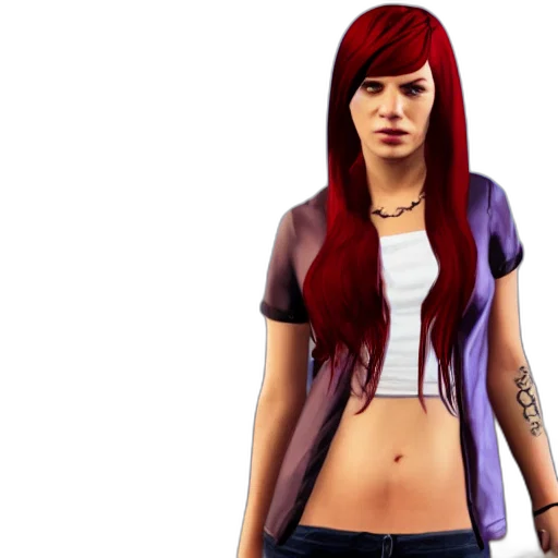concept art, photorealistic, 3d render, fantasy art, red, gta, game, style transparent PNG cut-out