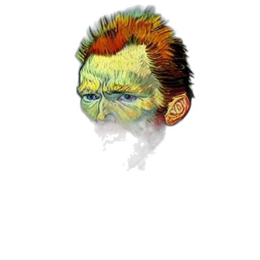 face, mask, hair, staff, photorealistic, 3d render, concept art, pixel art transparent PNG cut-out